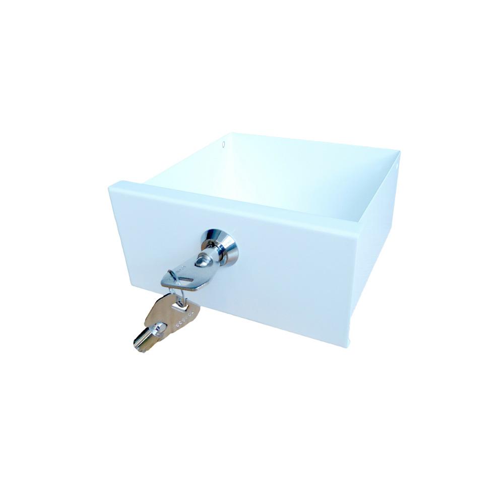 Coffret à pièces avec serrure et 2 clés